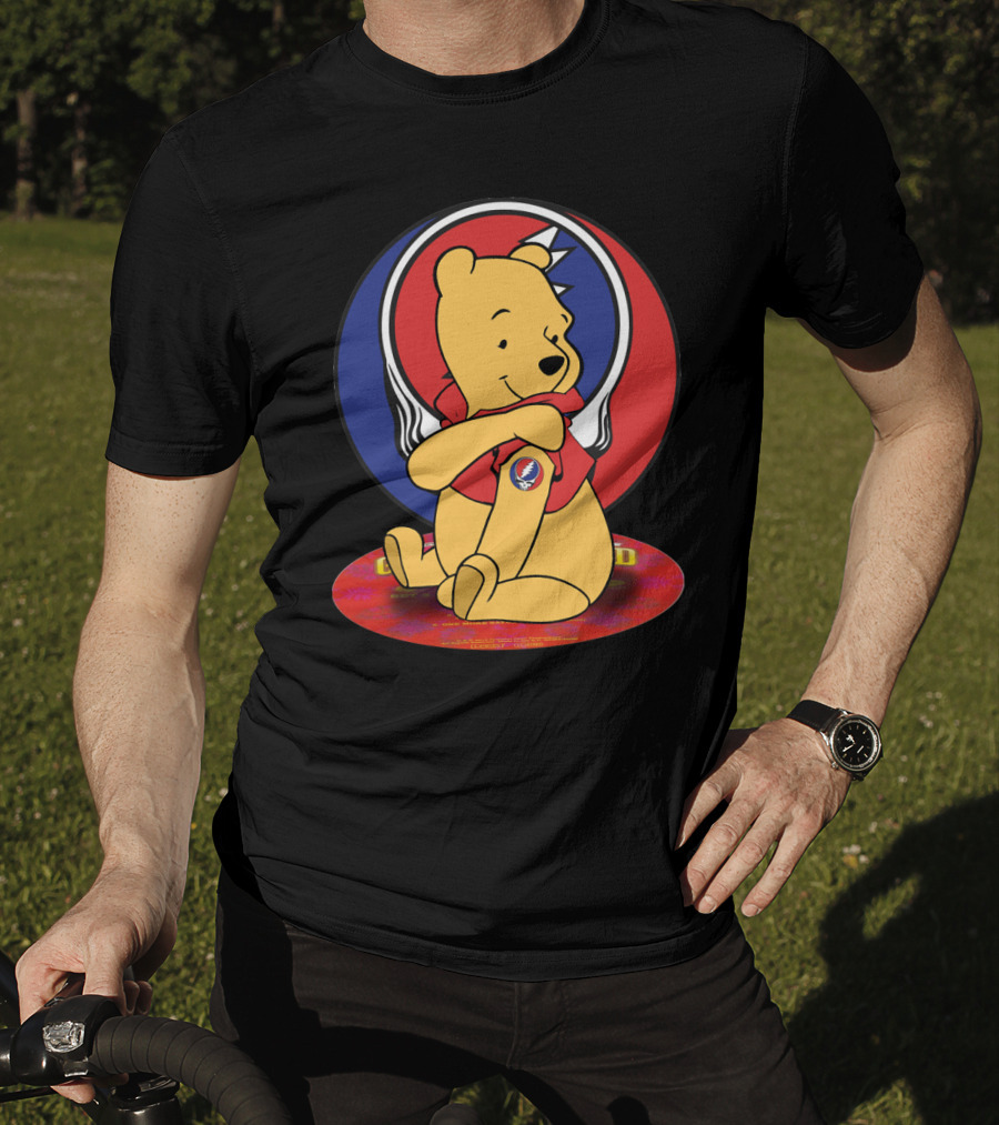 Winnie The Pooh Grateful Dead Steal Your Face T-Shirt