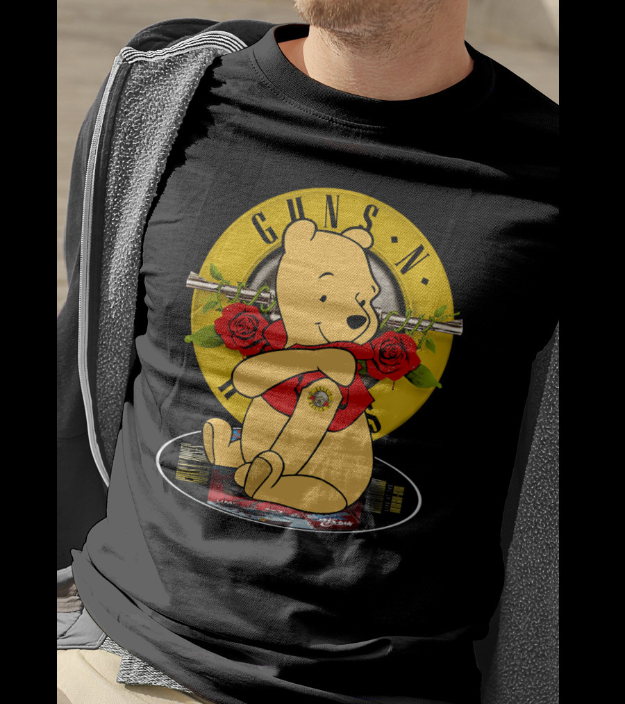 Guns N’ Roses Pooh Bear Mashup T-Shirt