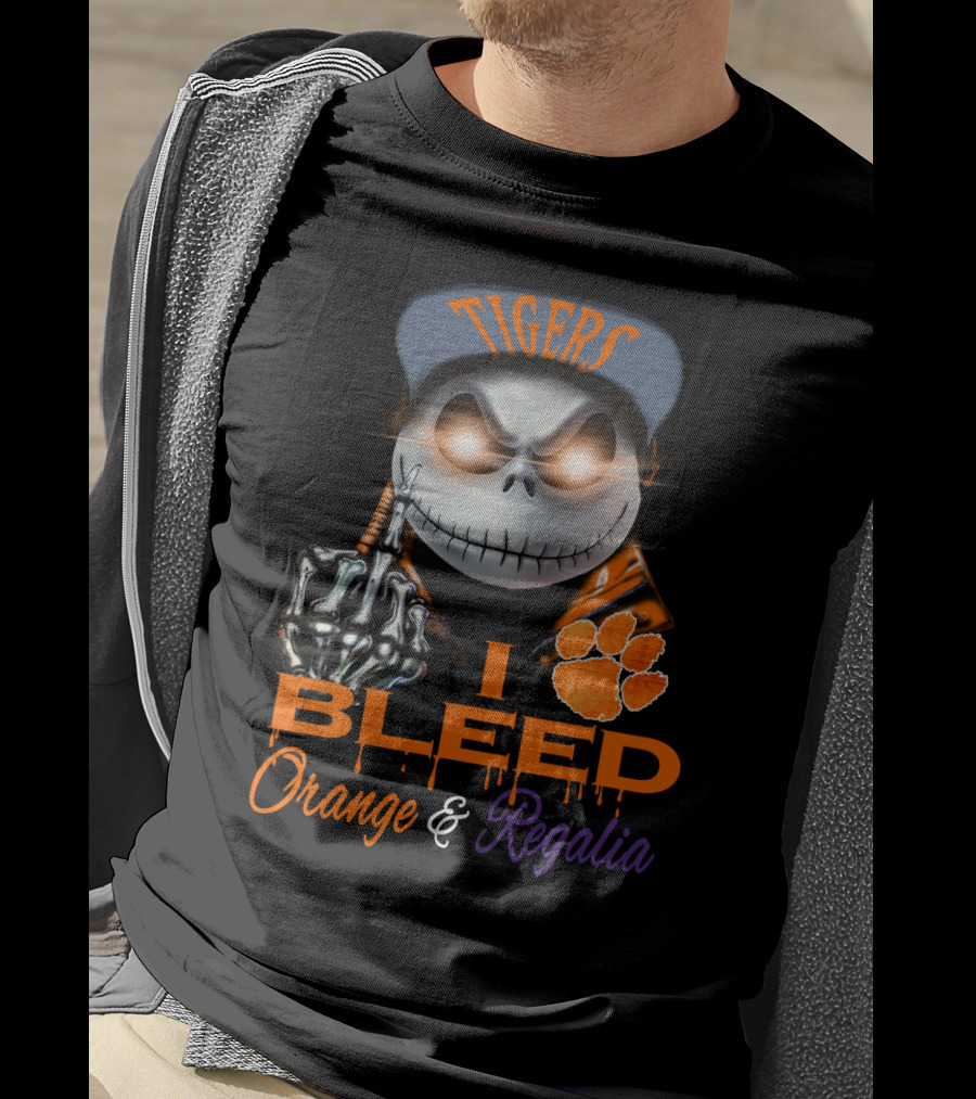 Tigers I Bleed Orange & Regalia T-Shirt