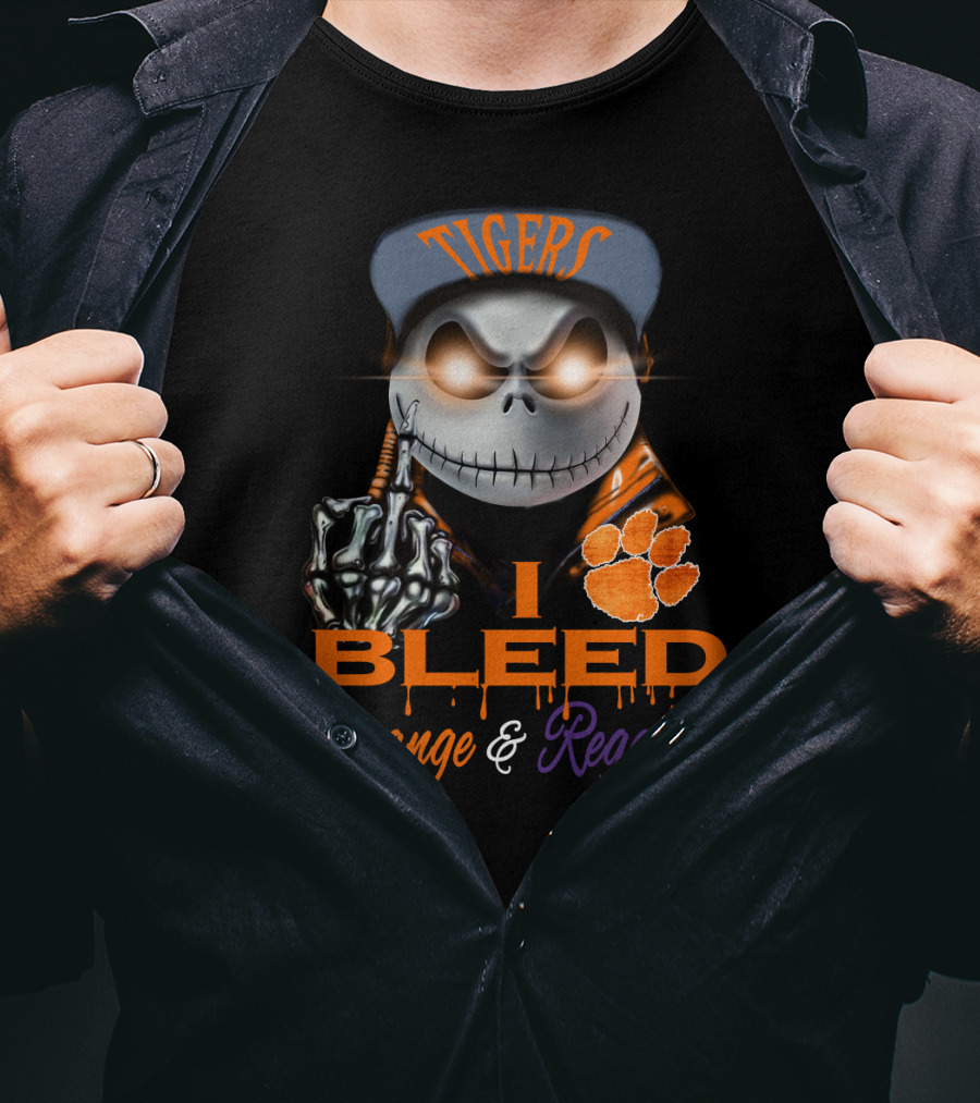 Tigers I Bleed Orange & Regalia T-Shirt