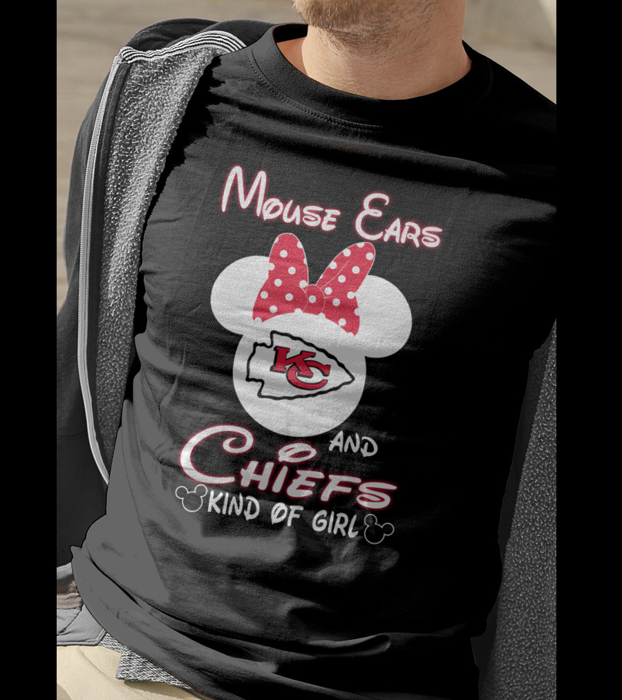 Mouse Ears And Chiefs Kind Of Girl T-Shirt