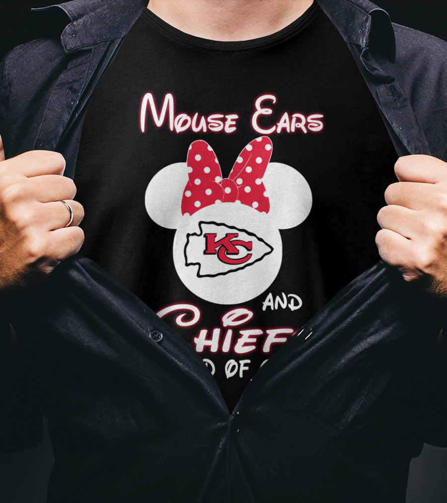 Mouse Ears And Chiefs Kind Of Girl T-Shirt