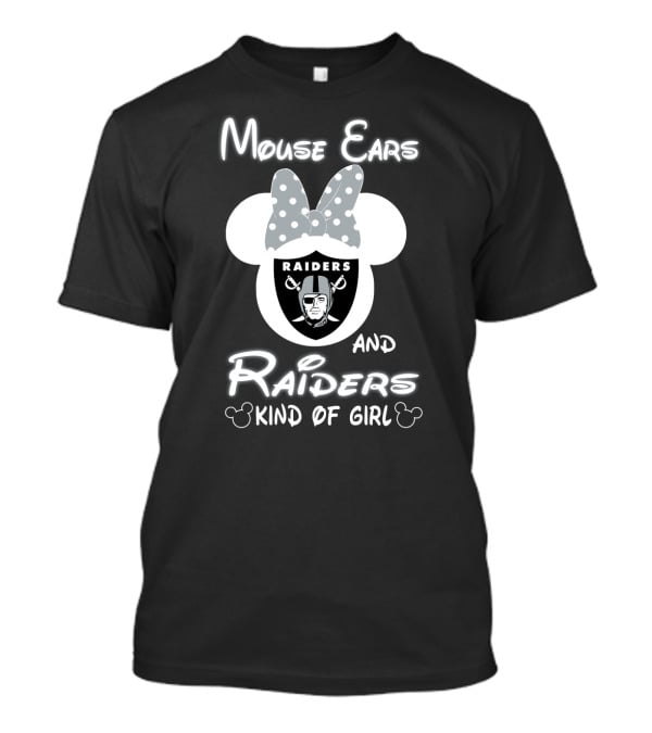Mouse Ears And Raiders Kind Of Girl T-Shirt