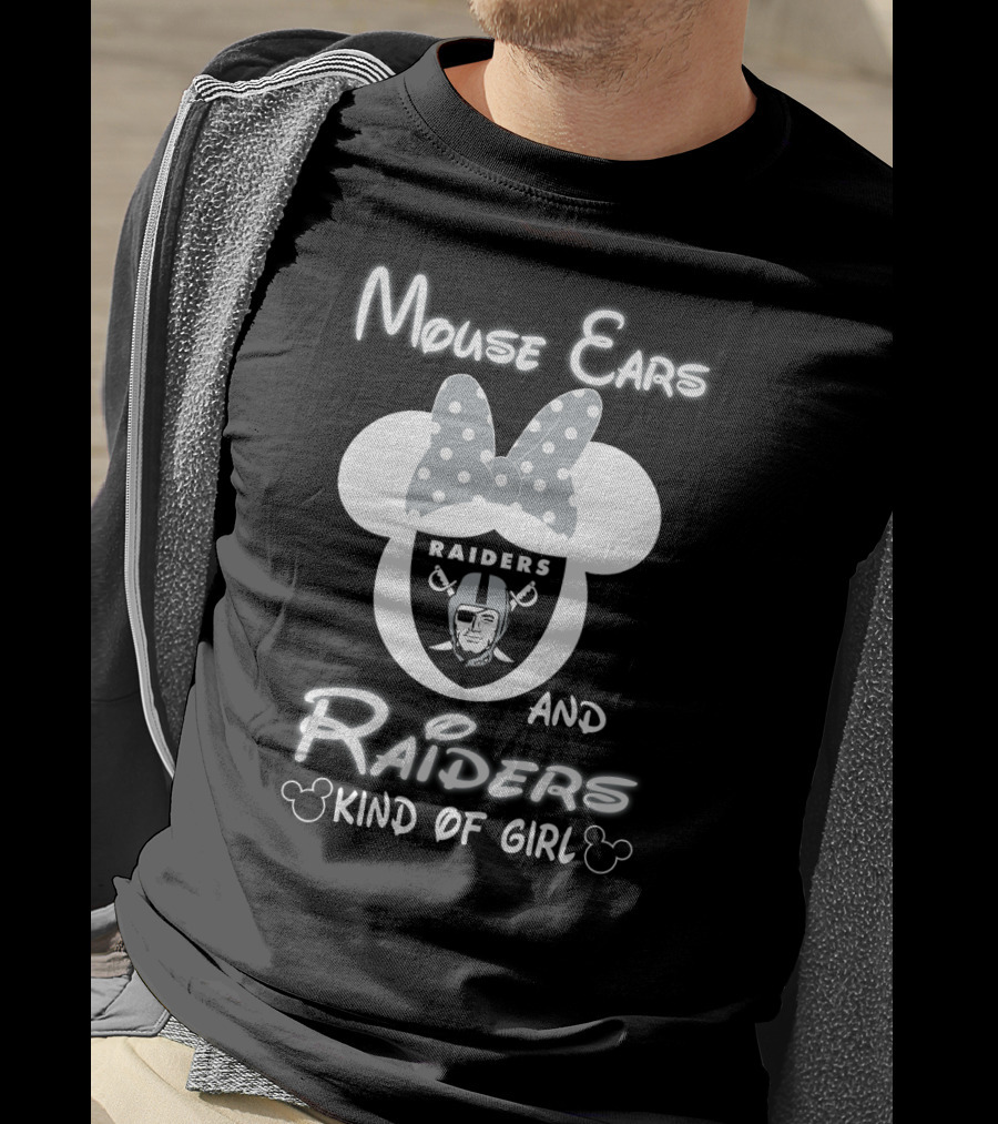 Mouse Ears And Raiders Kind Of Girl T-Shirt