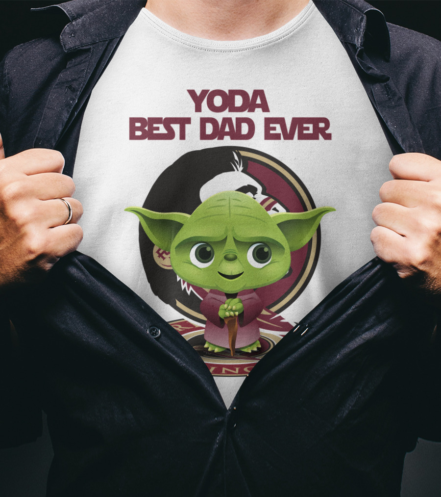 Yoda Best Dad Ever Florida State Seminoles T-Shirt