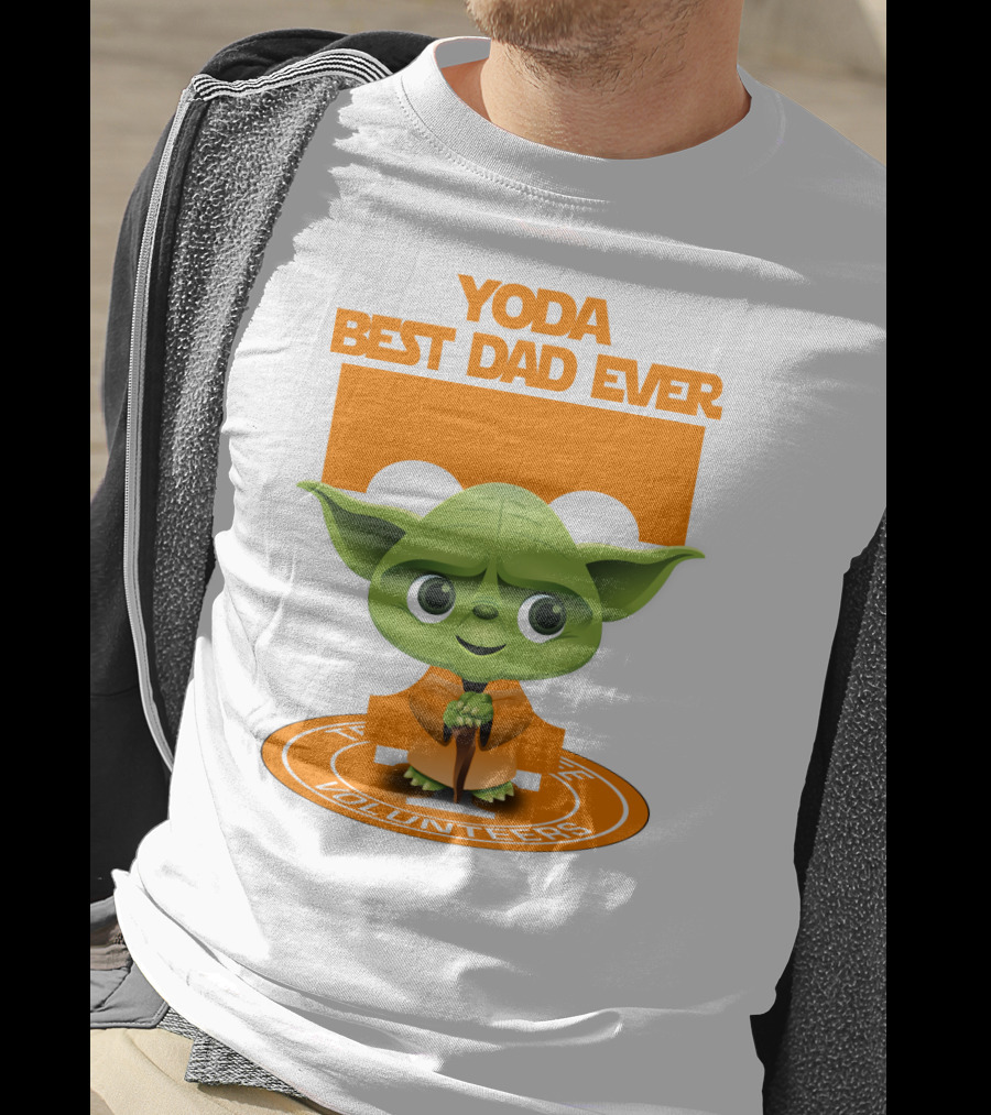 Yoda Best Dad Ever Tennessee Volunteers T-Shirt