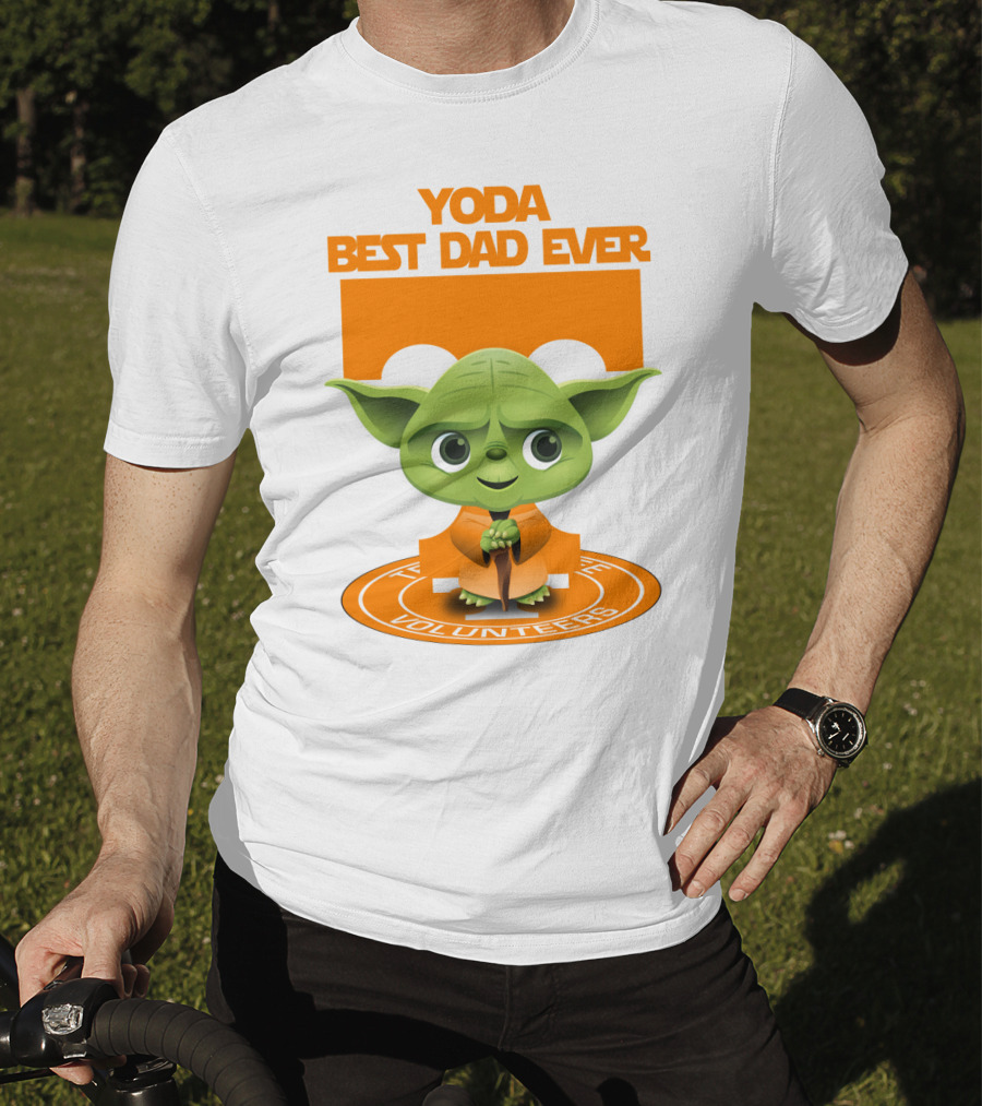 Yoda Best Dad Ever Tennessee Volunteers T-Shirt