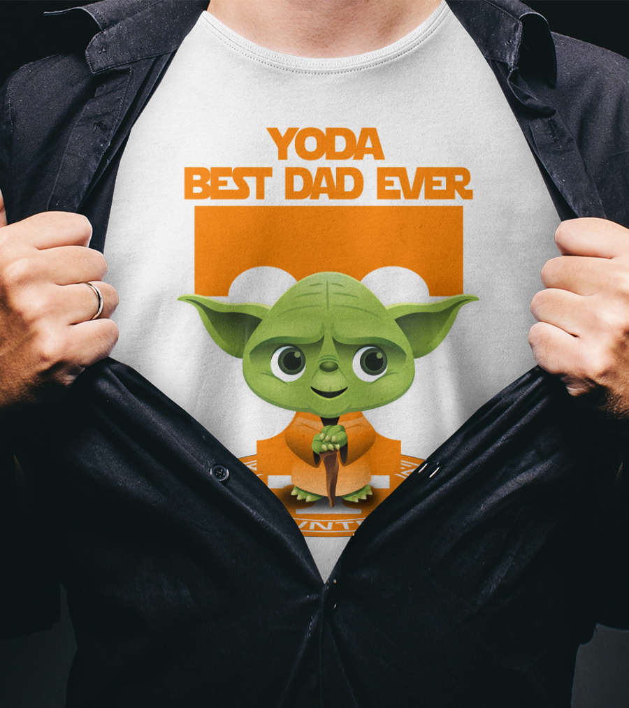Yoda Best Dad Ever Tennessee Volunteers T-Shirt