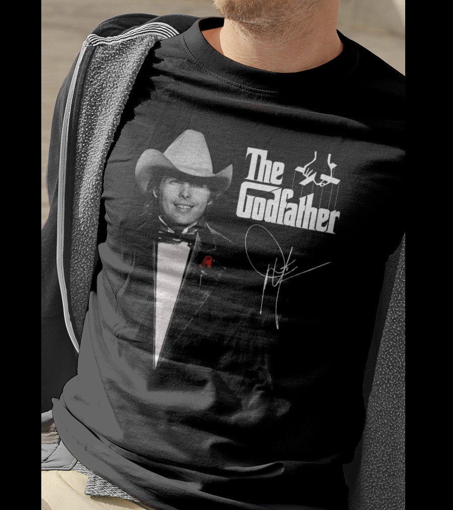 The Godfather Dwight Yoakam Signature Black Tuxedo Cowboy Hat T-Shirt