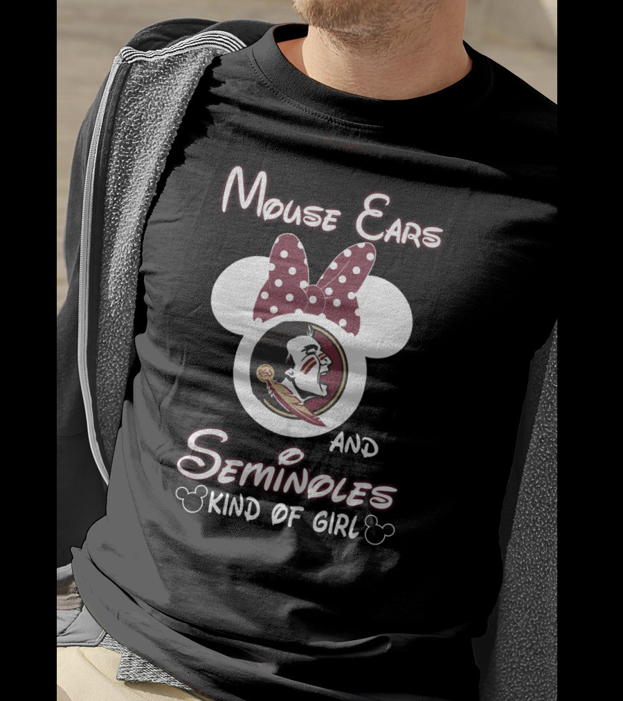 Mouse Ears And Seminoles Kind Of Girl T-Shirt