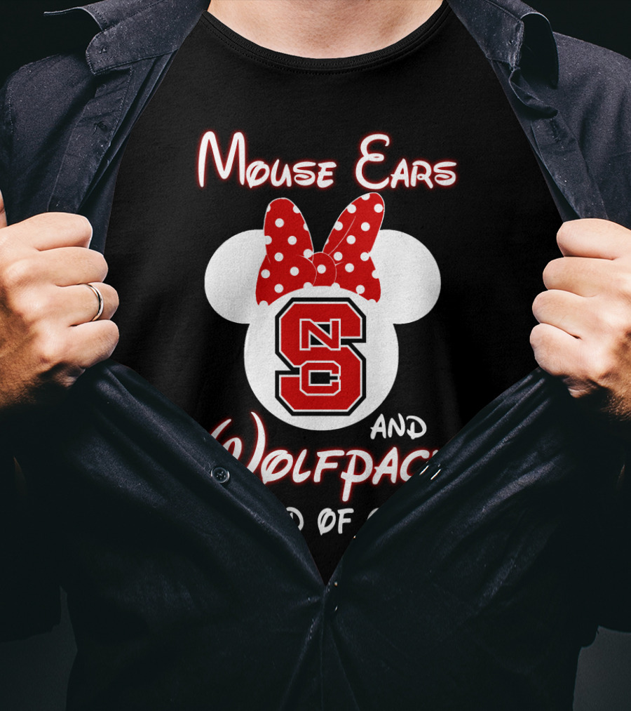 Mouse Ears And Wolfpack Kind Of Girl Nc S T-Shirt