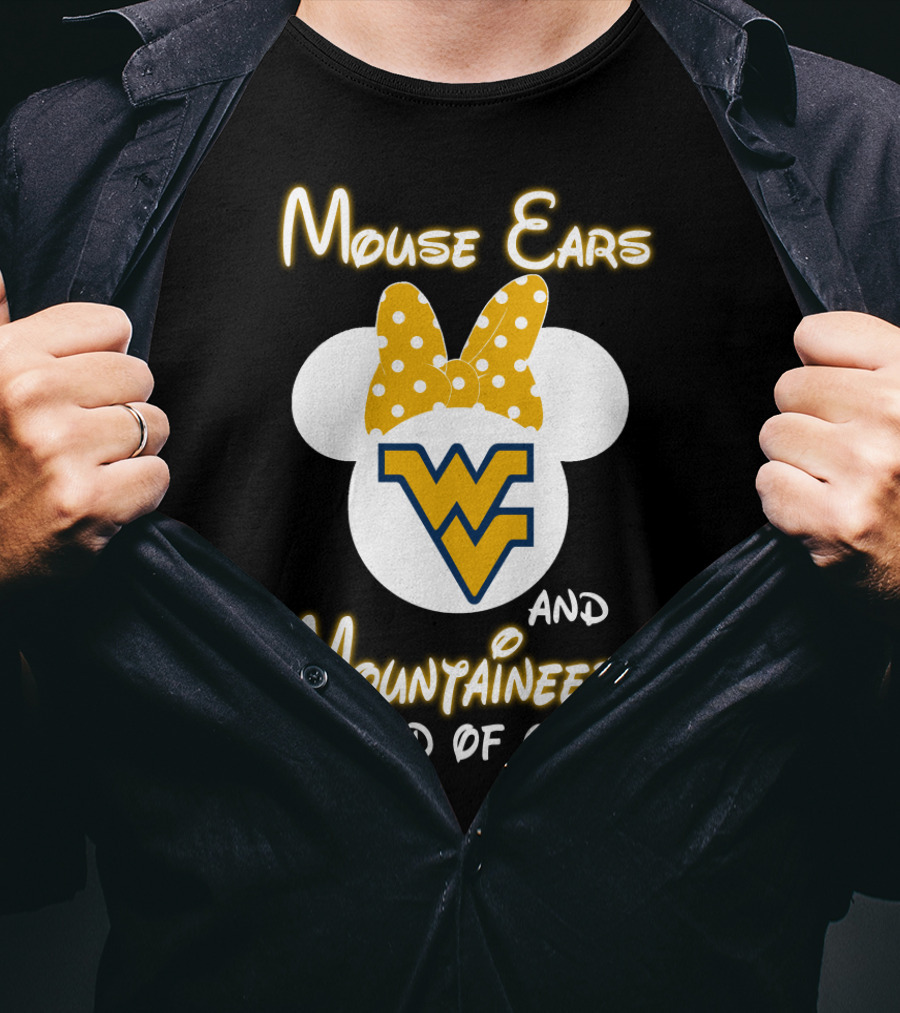 Mouse Ears Wv Mountaineers Kind Of Girl T-Shirt