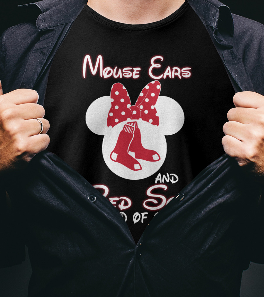 Mouse Ears And Red Sox Kind Of Girl T-Shirt