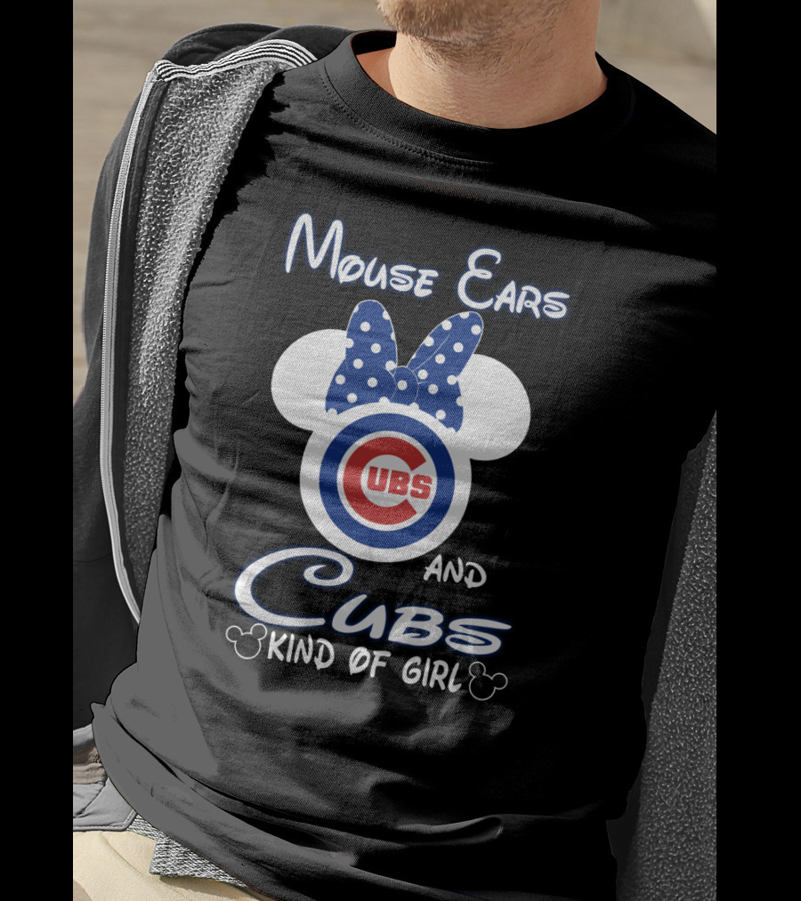 Mouse Ears And Cubs Kind Of Girl T-Shirt