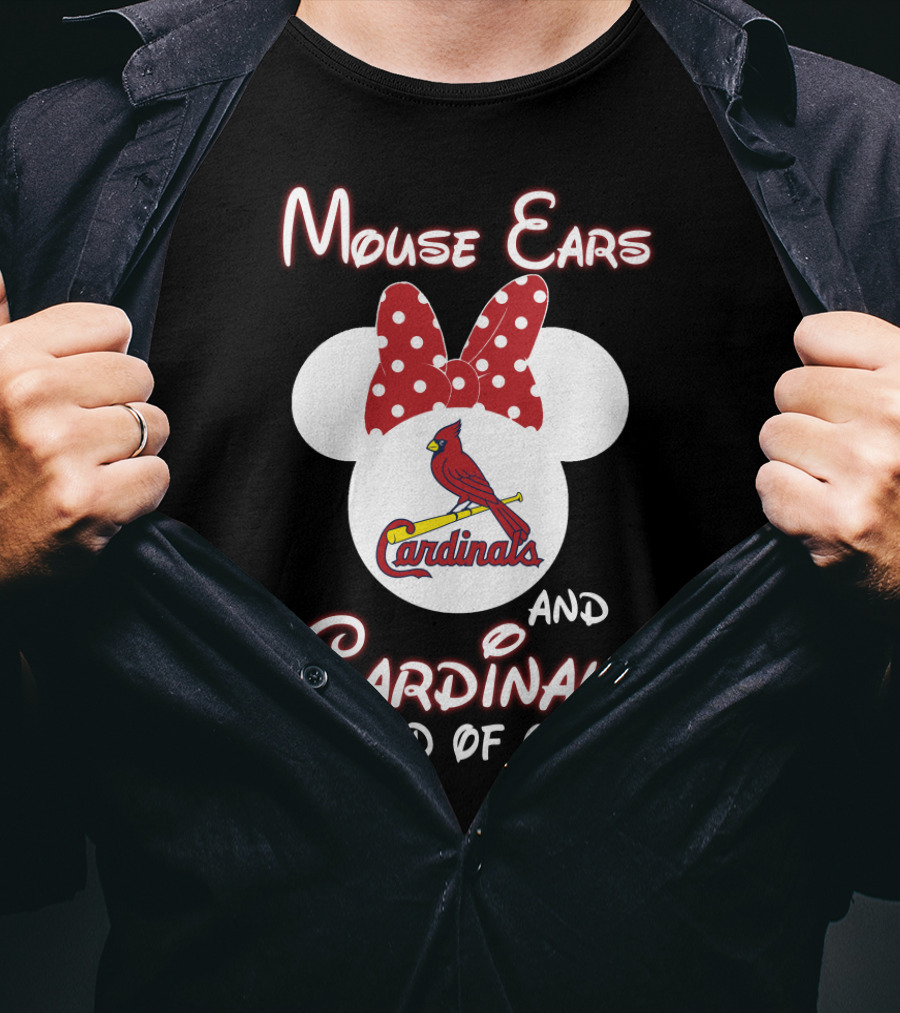 Mouse Ears And Cardinals Kind Of Girl T-Shirt