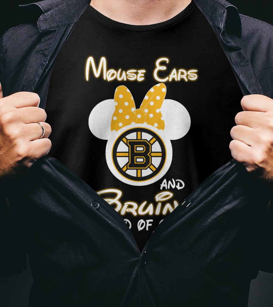 Mouse Ears And Bruins Kind Of Girl T-Shirt