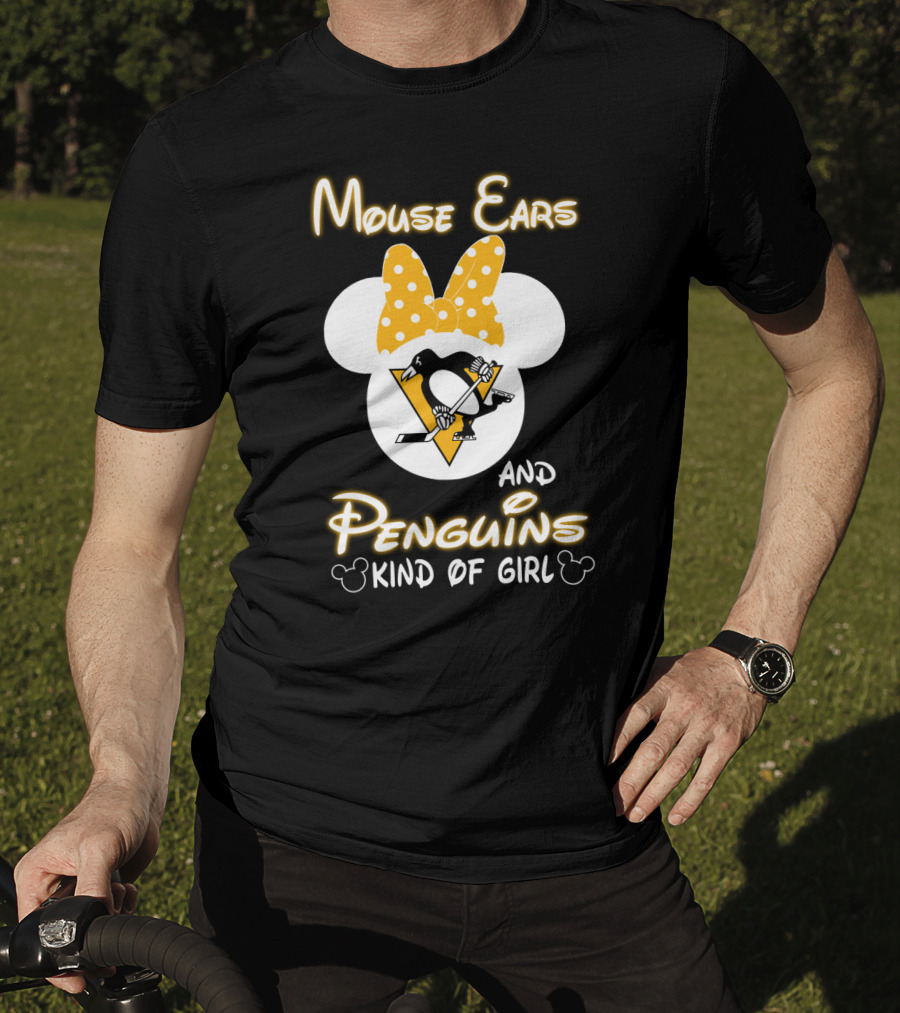 Mouse Ears And Penguins Kind Of Girl T-Shirt