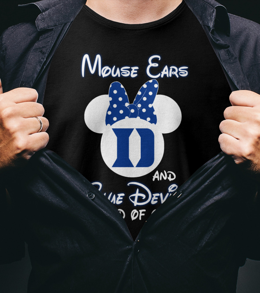 Mouse Ears And Blue Devils Kind Of Girl T-Shirt