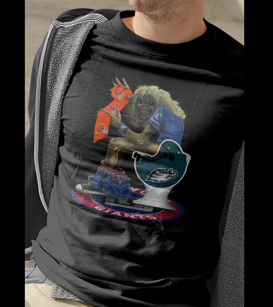 Eddie Giants Browns Eagles Nfl Rivalry T-Shirt