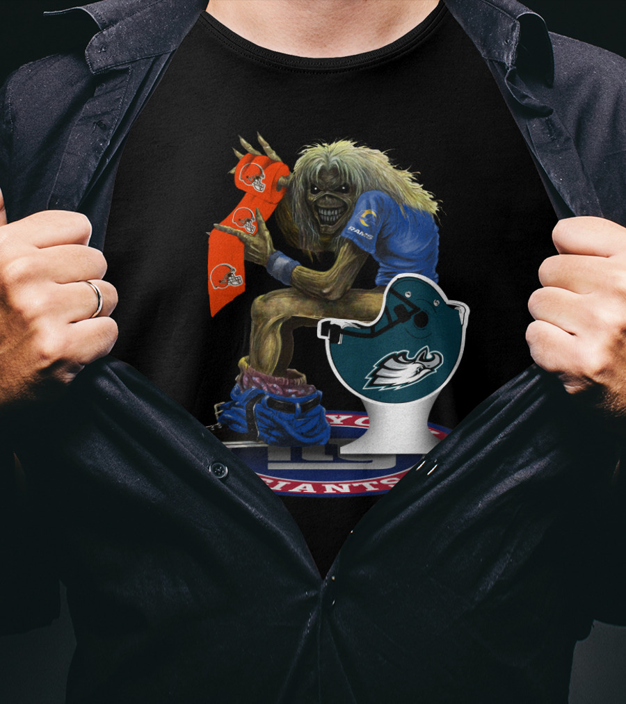 Eddie Giants Browns Eagles Nfl Rivalry T-Shirt