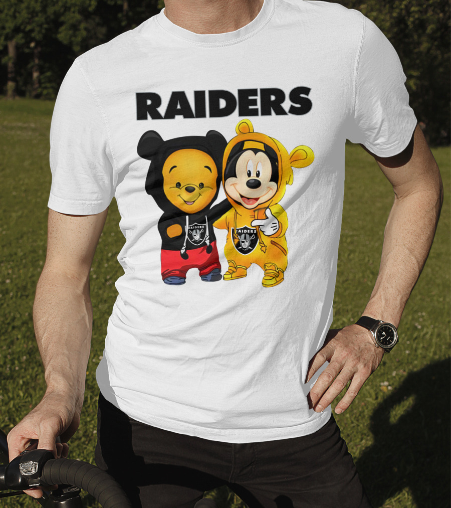 Raiders Pooh Mickey T-Shirt