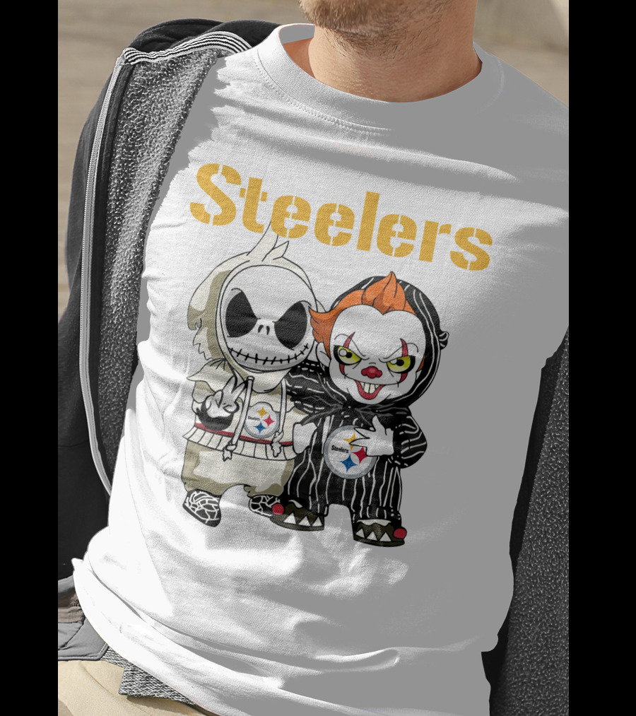 Steelers Jack Pennywise Cartoon Characters T-Shirt