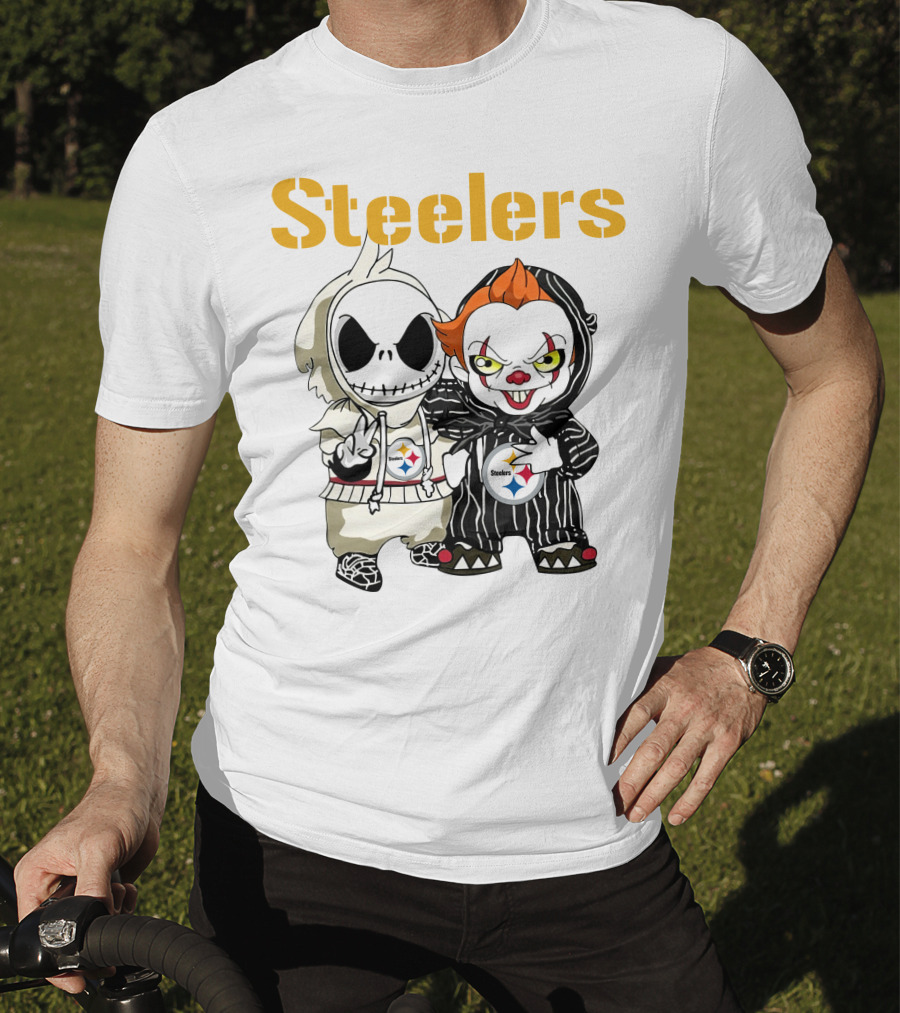 Steelers Jack Pennywise Cartoon Characters T-Shirt