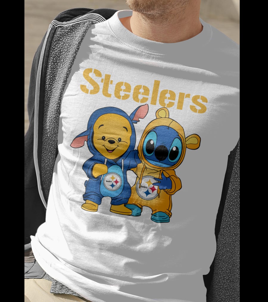 Steelers Pooh Stitch T-Shirt