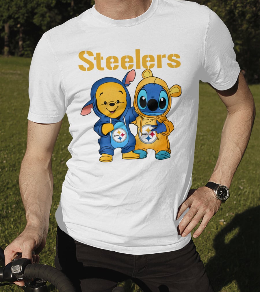 Steelers Pooh Stitch T-Shirt