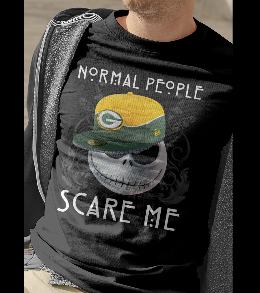 NORMAL PEOPLE SCARE ME Packers T-Shirt