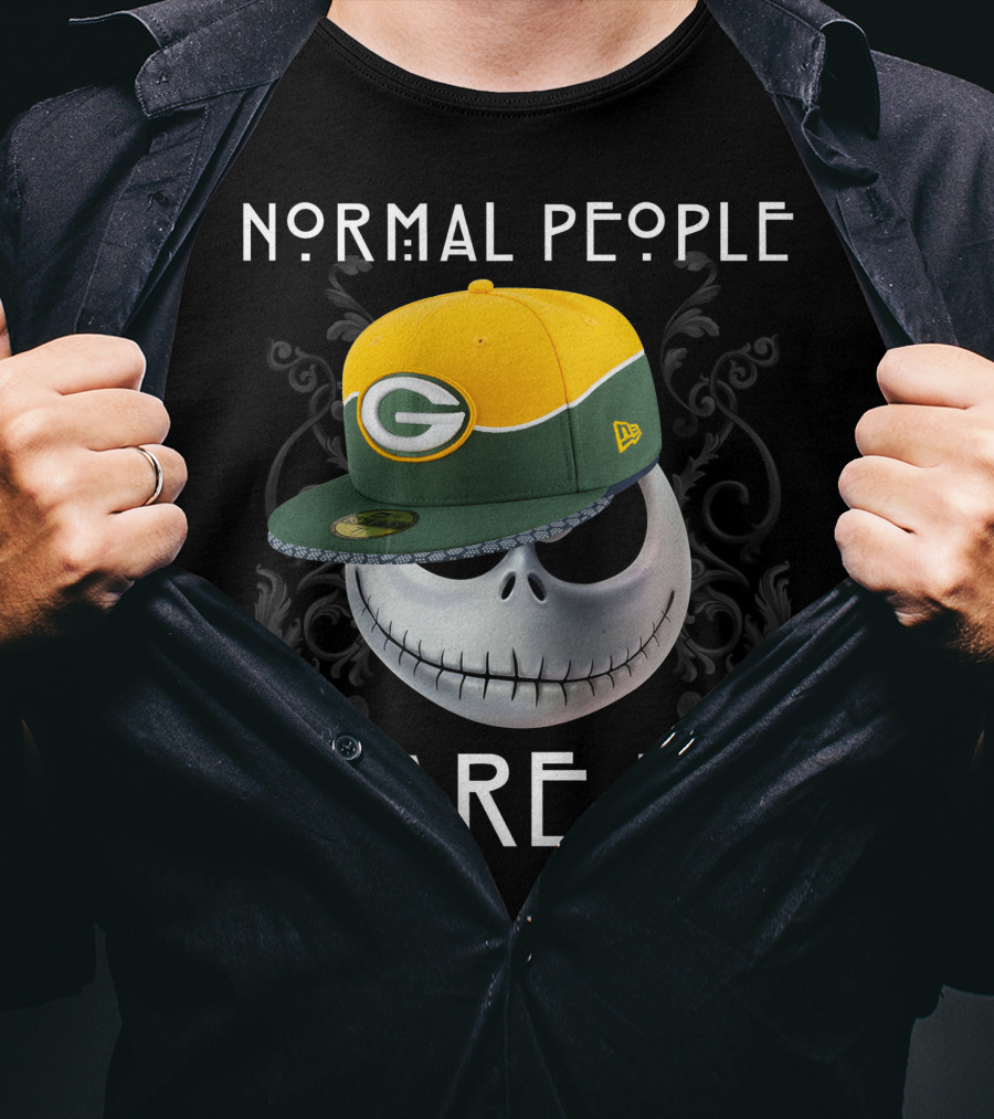 NORMAL PEOPLE SCARE ME Packers T-Shirt