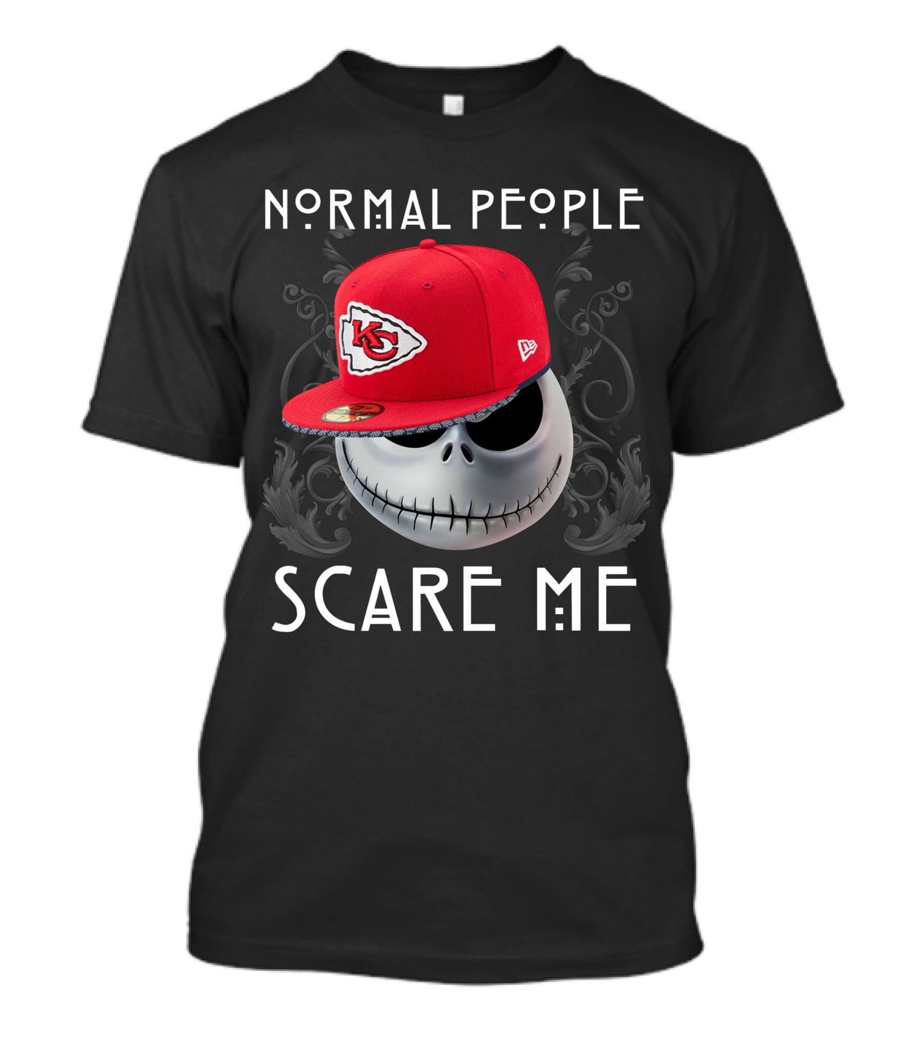 Normal People Scare Me Kansas City Chiefs Hat T-Shirt