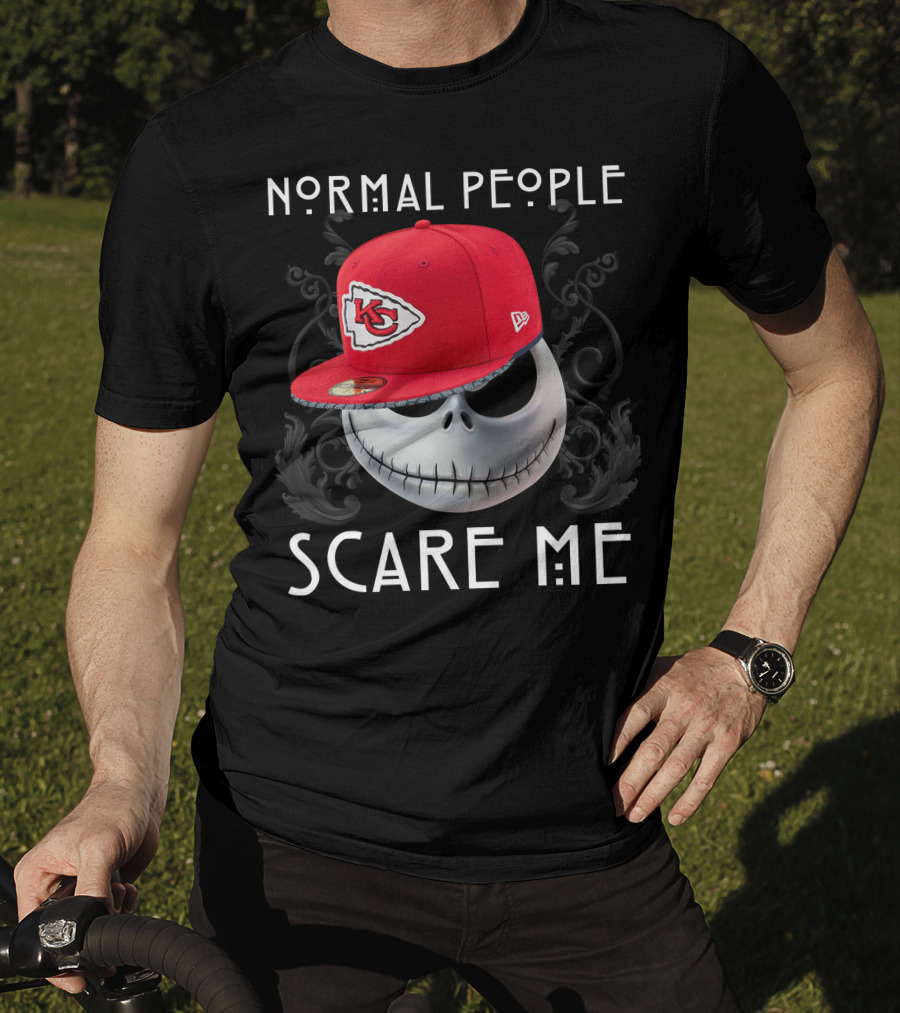 Normal People Scare Me Kansas City Chiefs Hat T-Shirt
