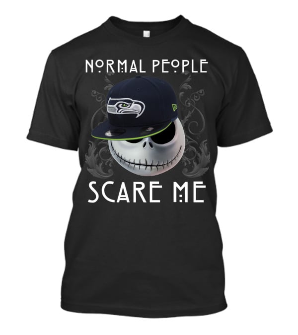 Normal People Scare Me Seattle Seahawks T-Shirt