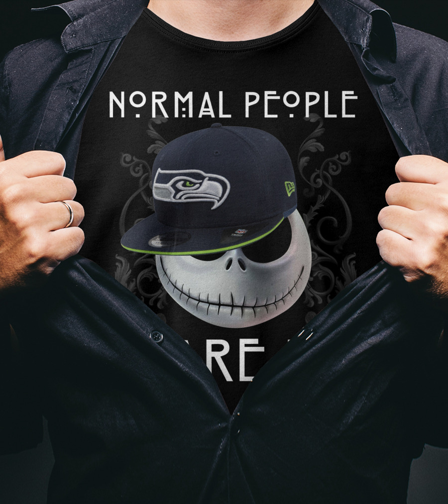 Normal People Scare Me Seattle Seahawks T-Shirt