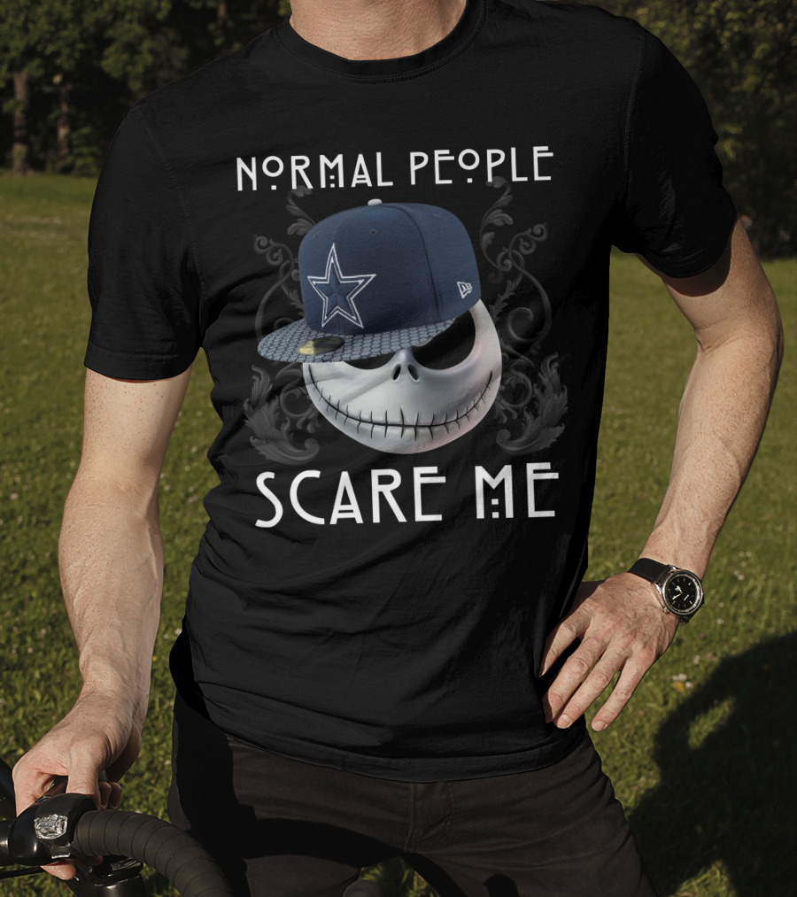 Normal People Scare Me Jack Cowboys T-Shirt
