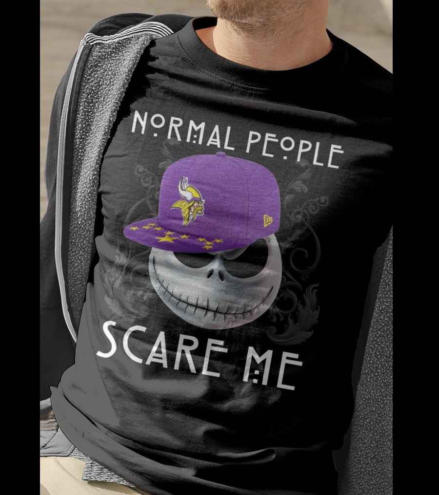 Normal People Scare ME Jack Vikings T-Shirt
