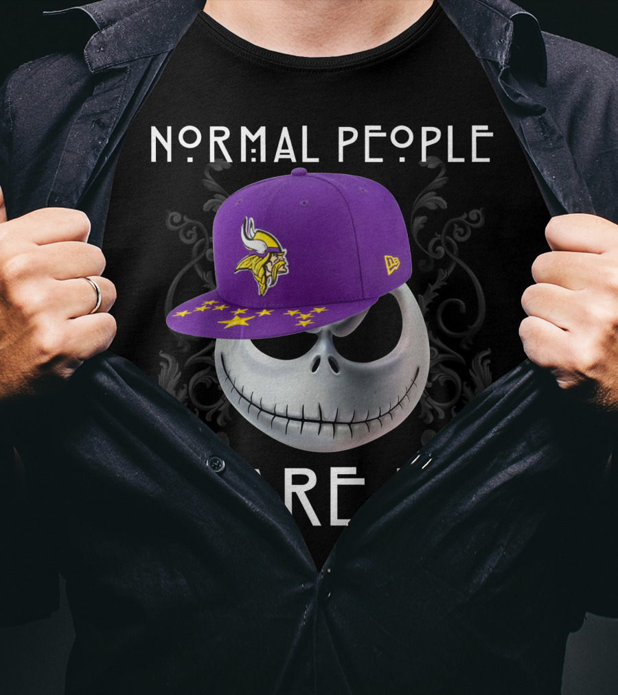 Normal People Scare ME Jack Vikings T-Shirt