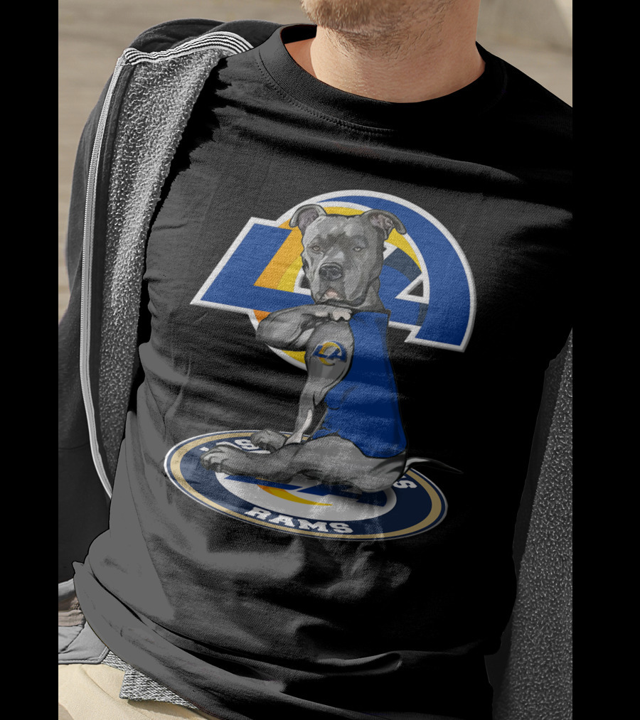 LA Rams Dog Mascot 26 Los Angeles Rams T-Shirt