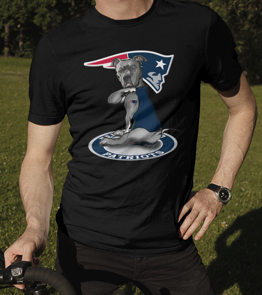 19 New England Patriots Dog T-Shirt