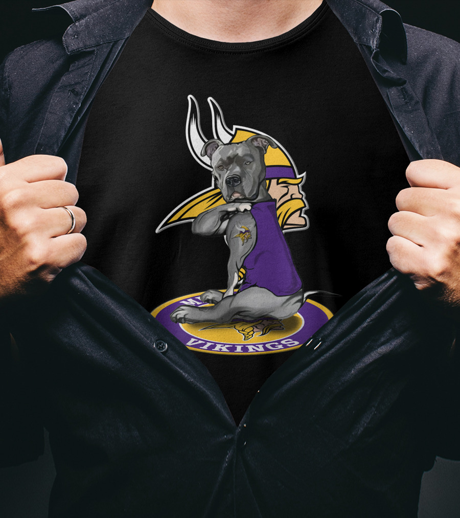 18 Minnesota Vikings Dog Fan Iconic T-Shirt