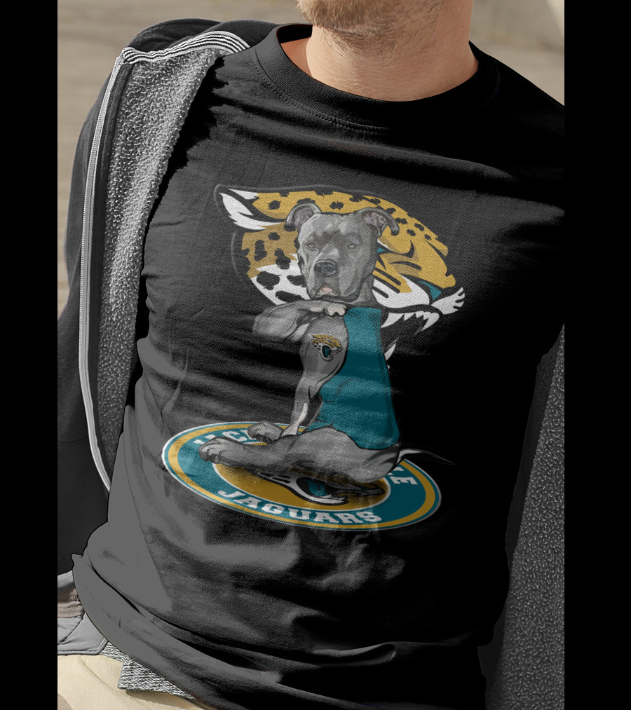 15 Jacksonville Jaguars Dog Fan With Team T-Shirt