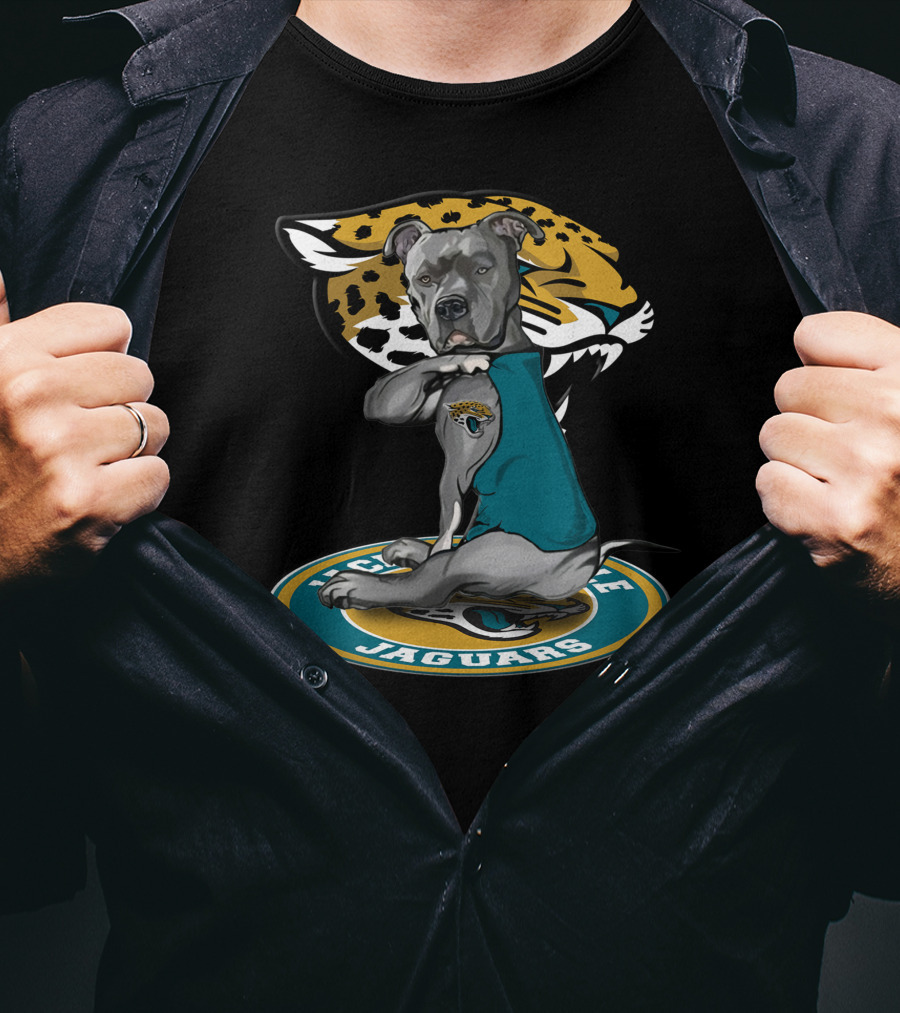 15 Jacksonville Jaguars Dog Fan With Team T-Shirt