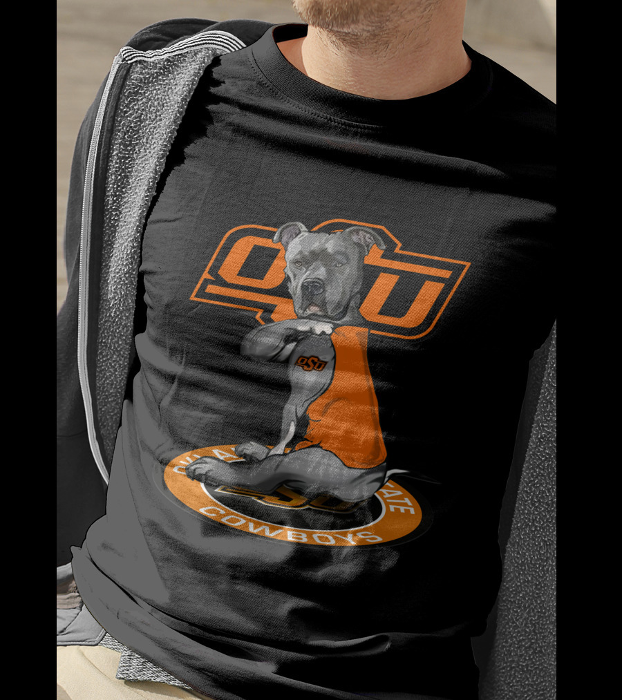 Osu Oklahoma State Cowboys Dog Mascot T-Shirt