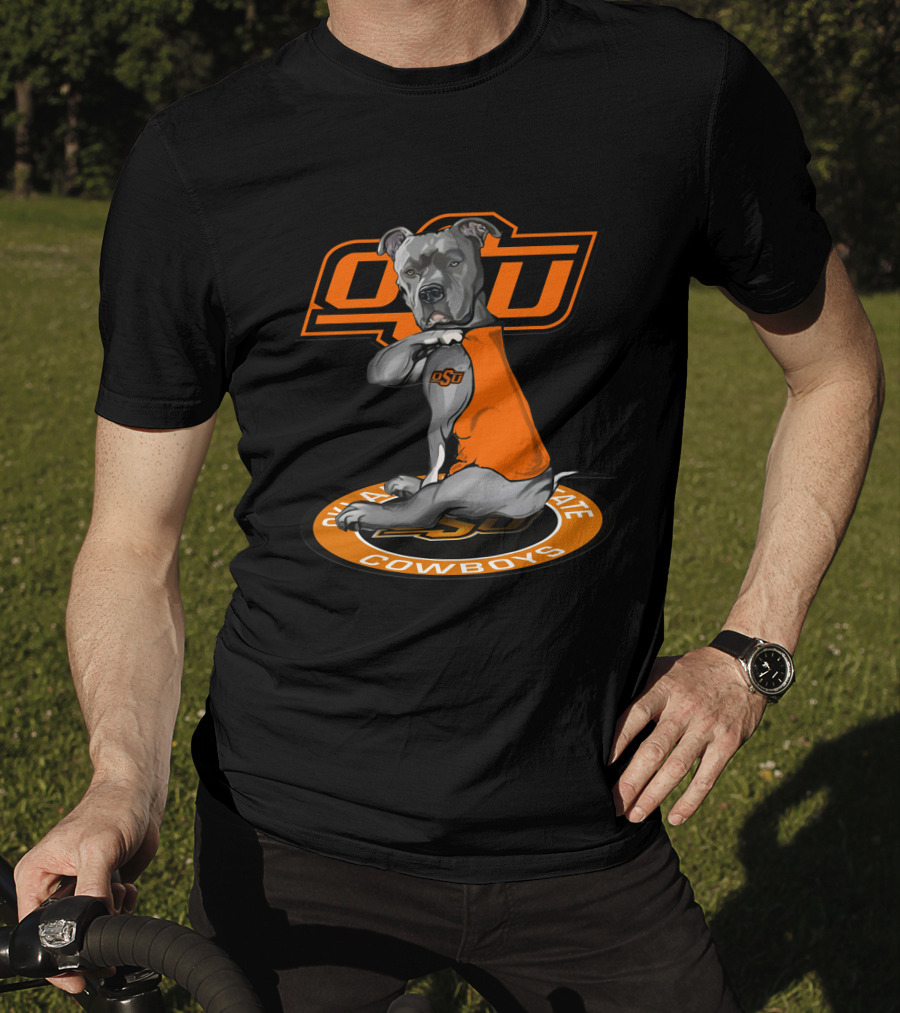 Osu Oklahoma State Cowboys Dog Mascot T-Shirt