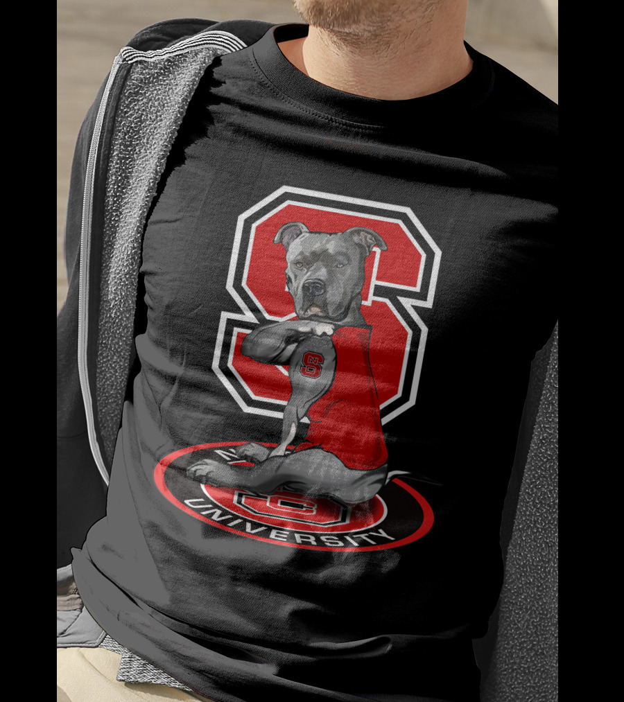 Nc State Wolfpack University Bulldog T-Shirt