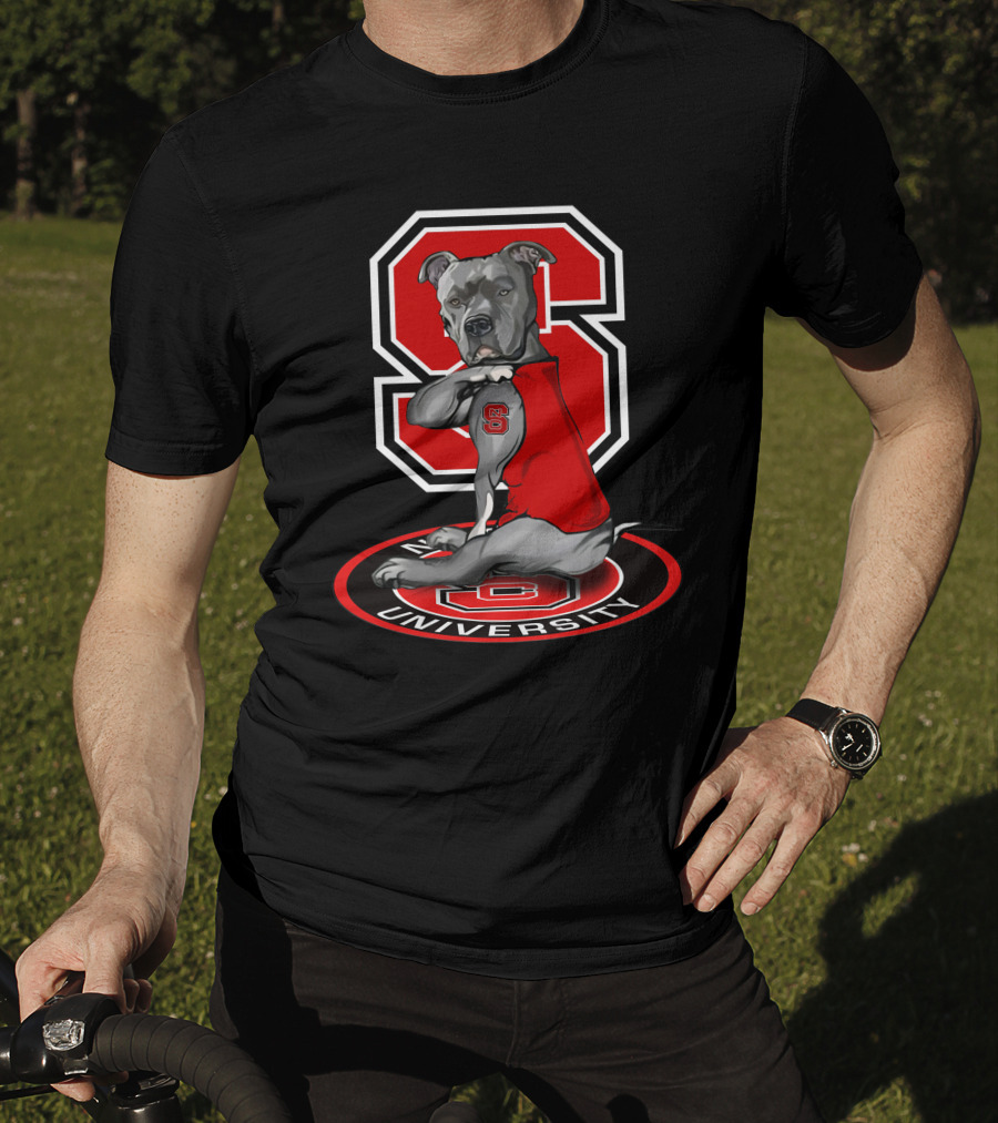 Nc State Wolfpack University Bulldog T-Shirt