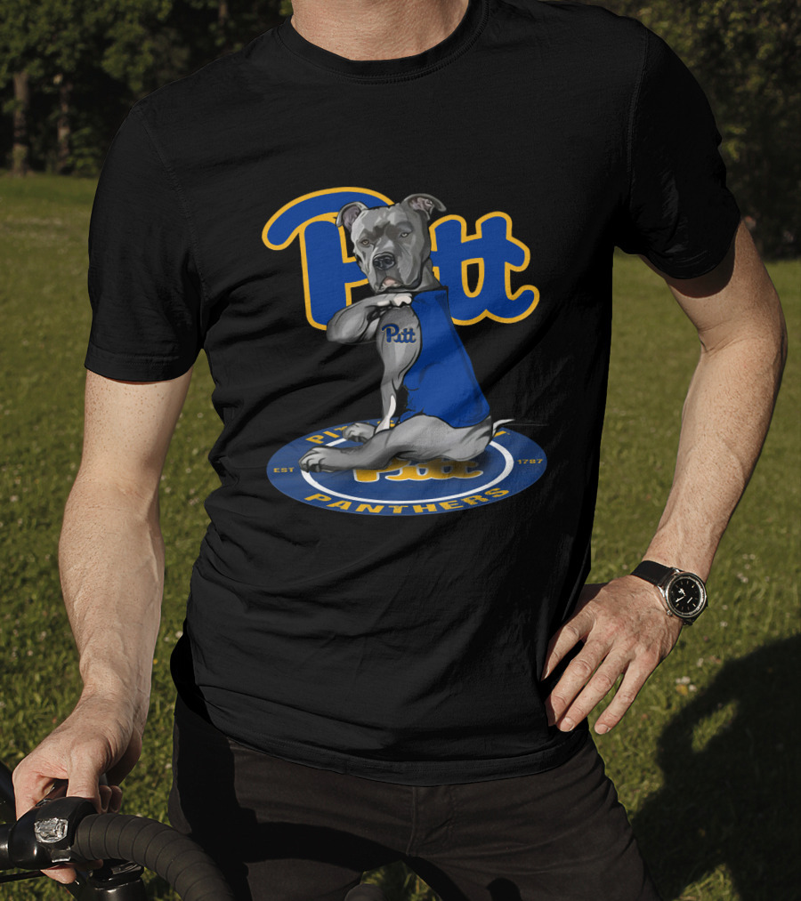 Pitt Panthers 28 Bulldog Logo Est 1787 T-Shirt