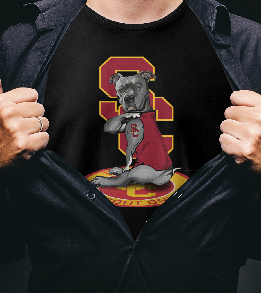 Sc Trojan Dog Fight On! T-Shirt