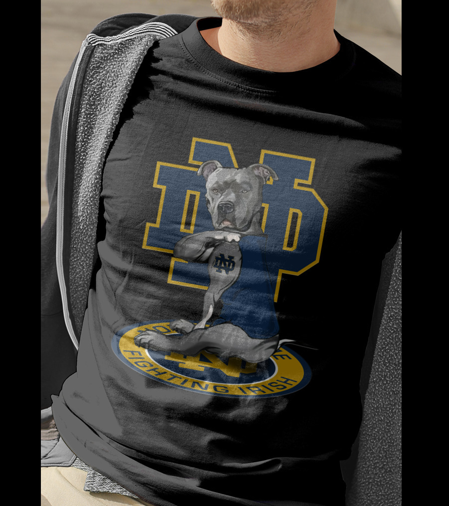 Notre Dame Fighting Irish Bully Mascot Nd T-Shirt